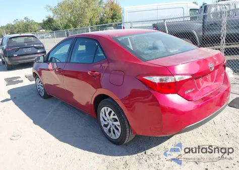 2017 Toyota Corolla Le z USA, uszkodzony, nr VIN 2T1BURHE4HC749046